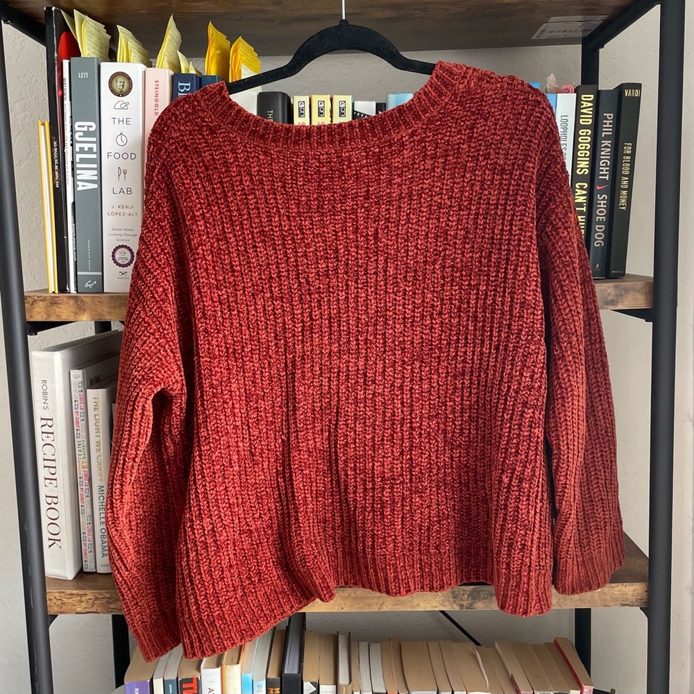 Rust Cozy Knit Sweater - Picture 7 of 7